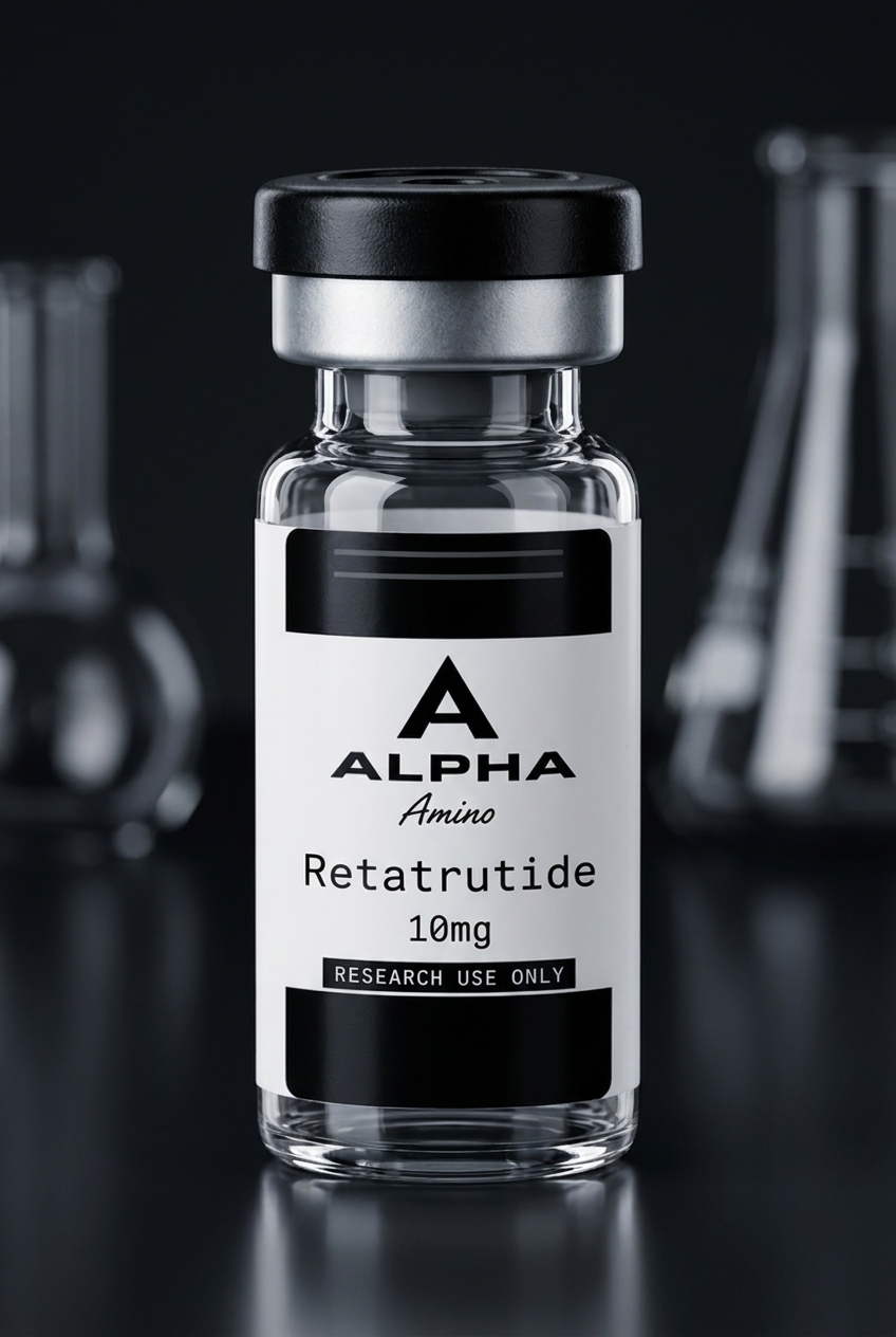 Alpha Amino Retatrutide 10mg 10mg Vial research vial
