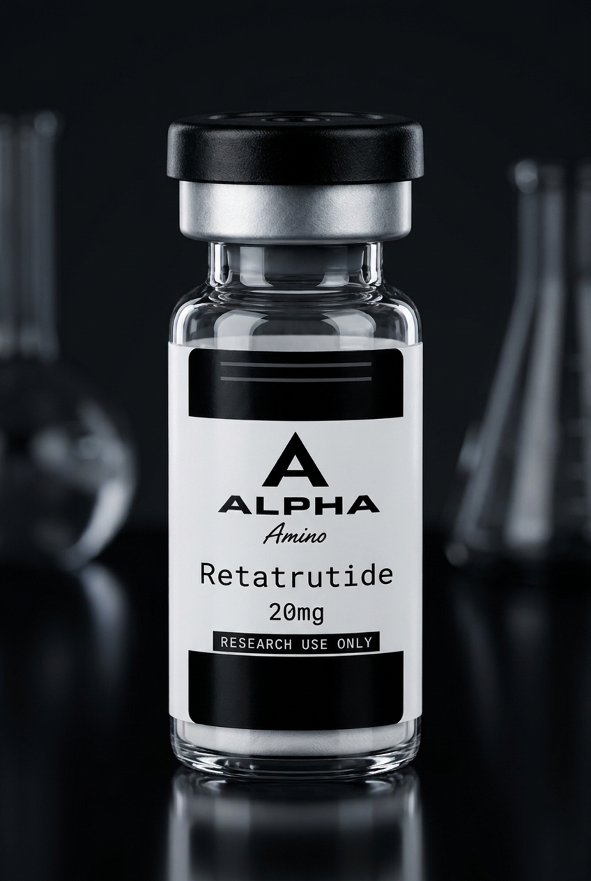 Alpha Amino Retatrutide 20mg research vial